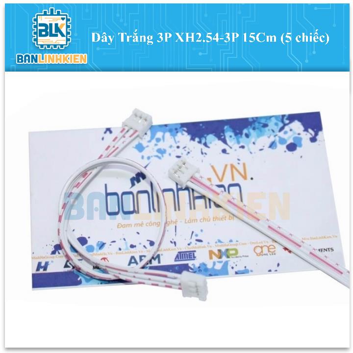 Dây Trắng 3P XH2.54-3P 15Cm (5 chiếc)