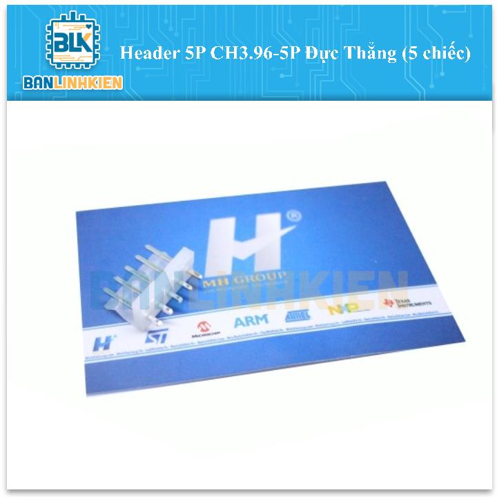 Header 5P CH5.08-5P Đực Thẳng (5 chiếc)