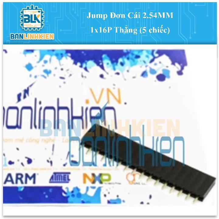 Jump Đơn Cái 2.54MM 1x16P Thẳng (5 chiếc)