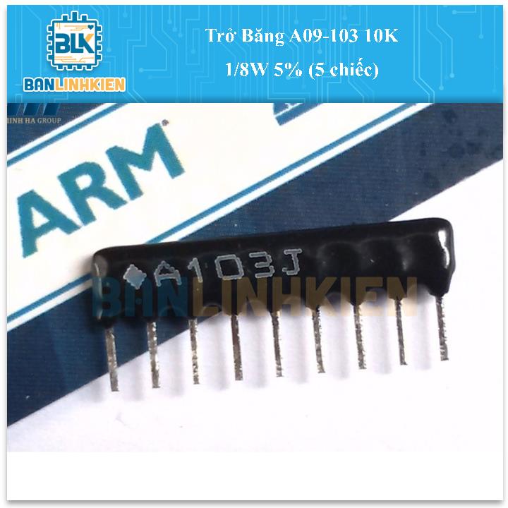 Trở Băng A09-103 10K 1/8W 5% (5 chiếc)