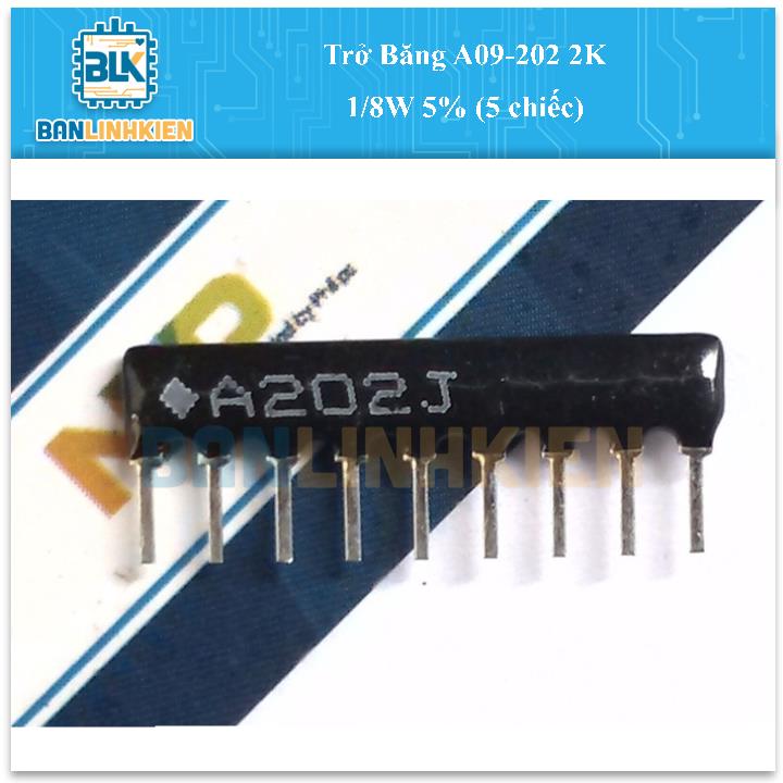 Trở Băng A09-202 2K 1/8W 5% (5 chiếc)