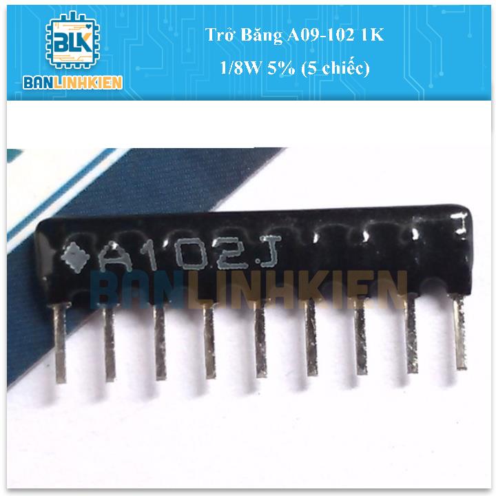 Trở Băng A09-102 1K 1/8W 5% (5 chiếc)