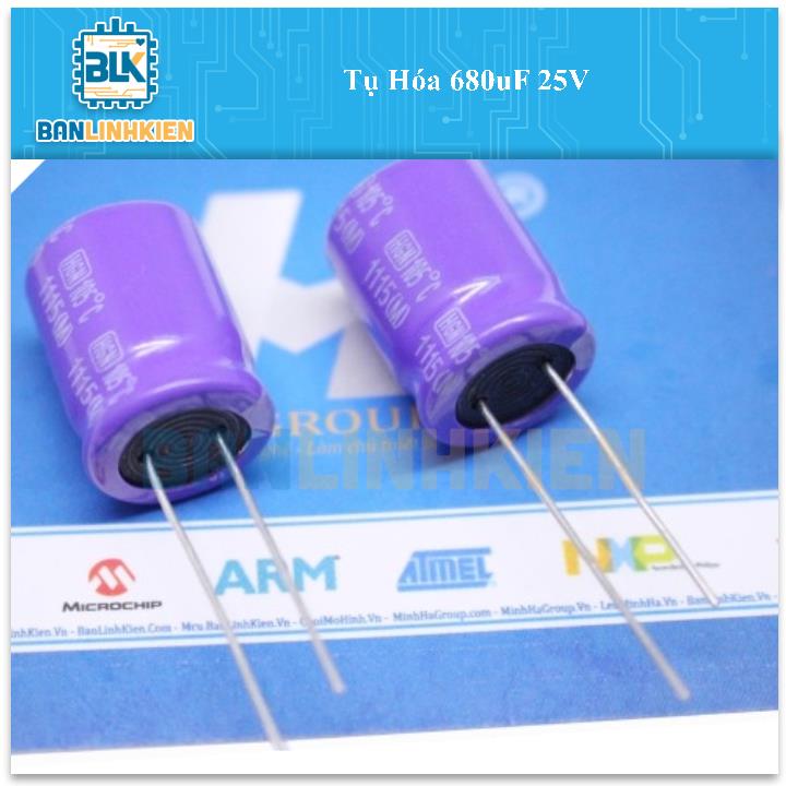 Tụ Hóa 680uF 25V (5 chiếc)