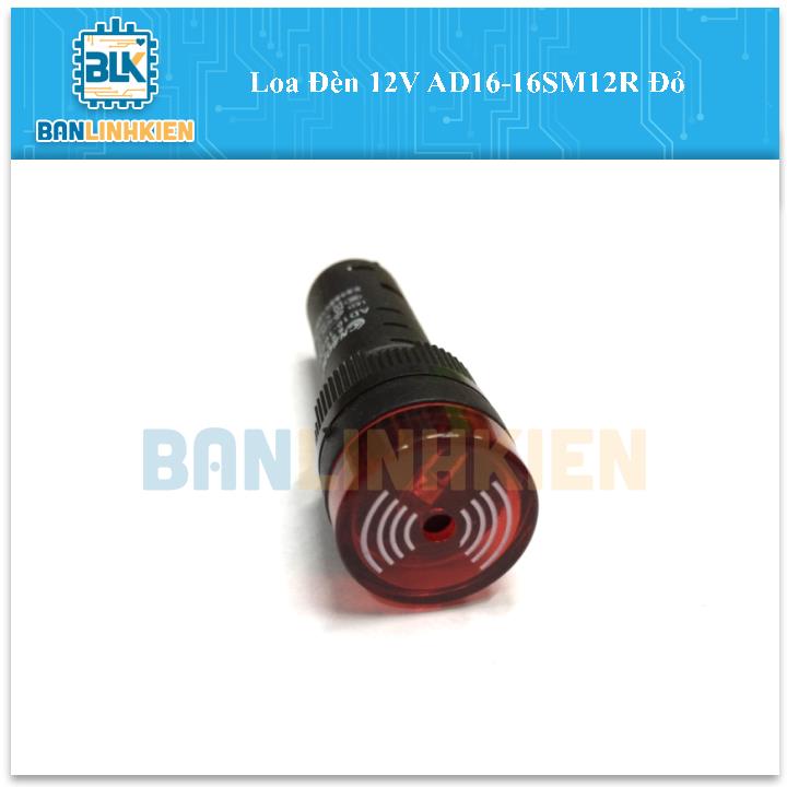 Loa Đèn 12V AD16-16SM12R Đỏ