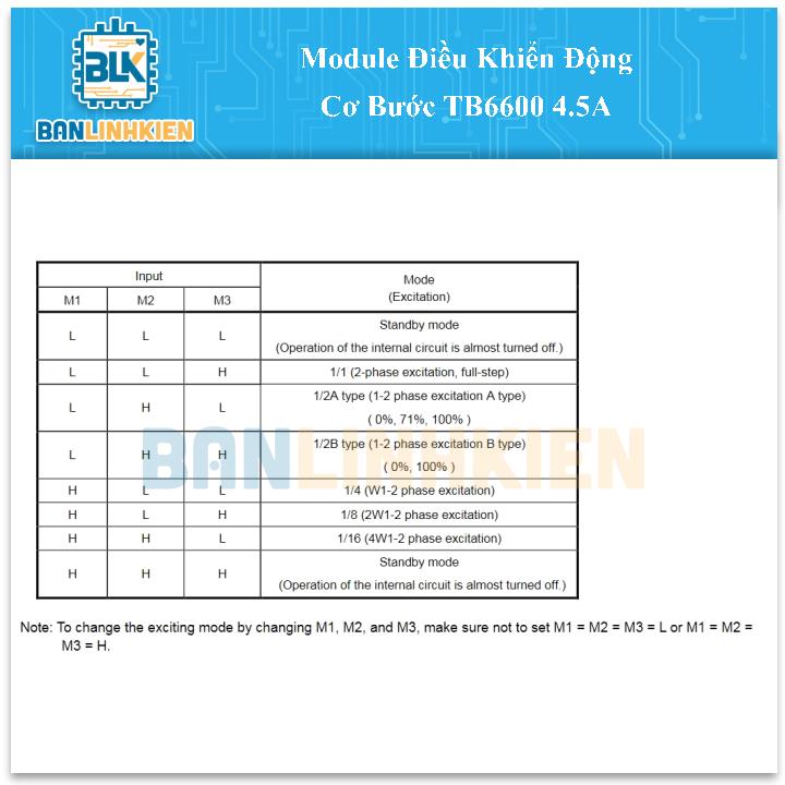 Module Điều Khiển Động Cơ Bước TB6600 4.5A