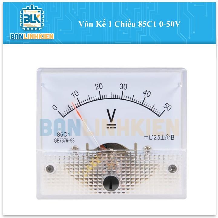 Vôn Kế 1 Chiều 85C1 0-50V