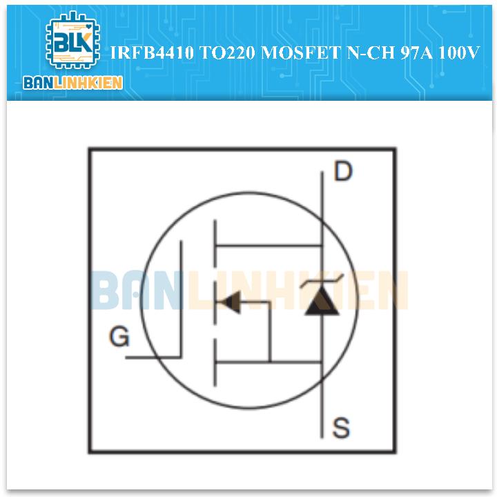 IRFB4410 TO220 MOSFET N-CH 97A 100V