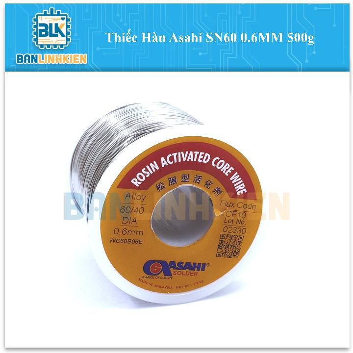 Thiếc Hàn Asahi SN60 0.6MM 500g