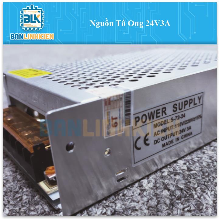 Nguồn Tổ Ong 24V3A