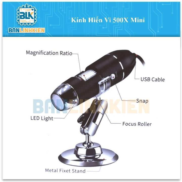 Kính Hiển Vi 500X Mini
