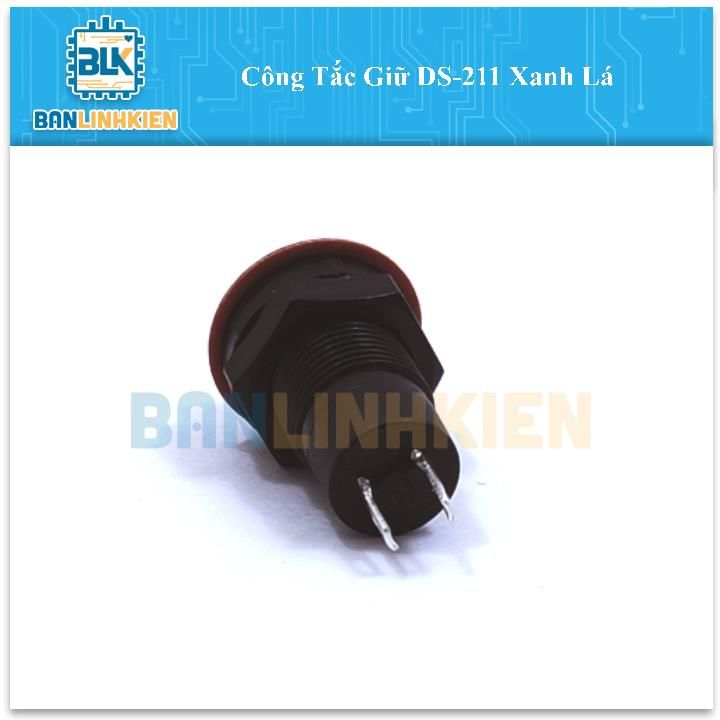 Công Tắc Giữ DS-211 Xanh Lá