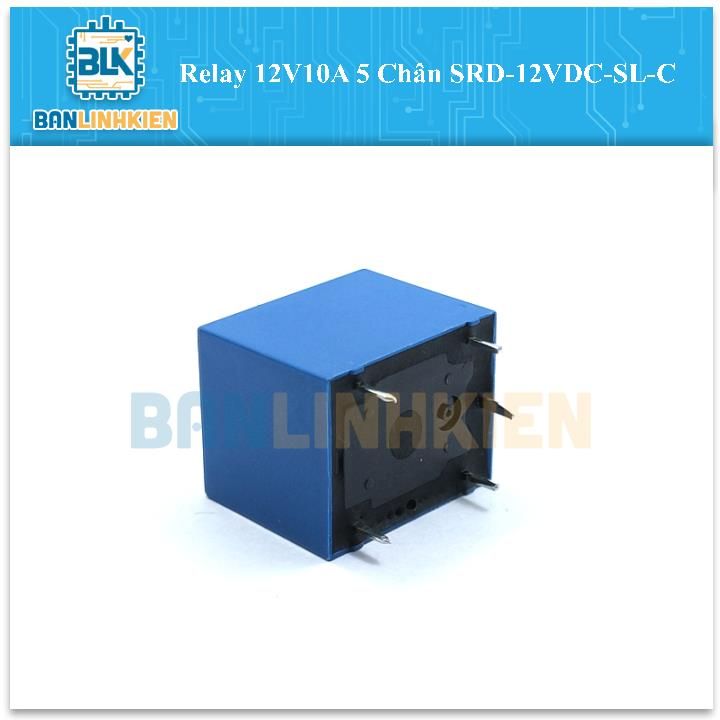 Relay 12V10A 5 Chân SRD-12VDC-SL-C