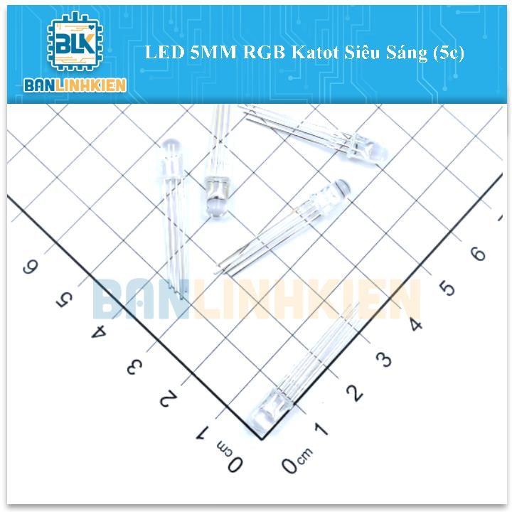 LED 5MM RGB Katot Siêu Sáng (5c)