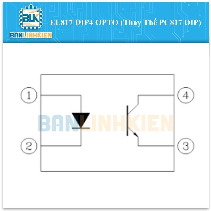 EL817 DIP4 OPTO (Thay Thế PC817 DIP)