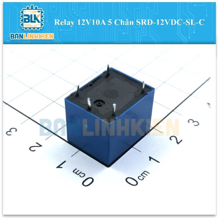 Relay 12V10A 5 Chân SRD-12VDC-SL-C