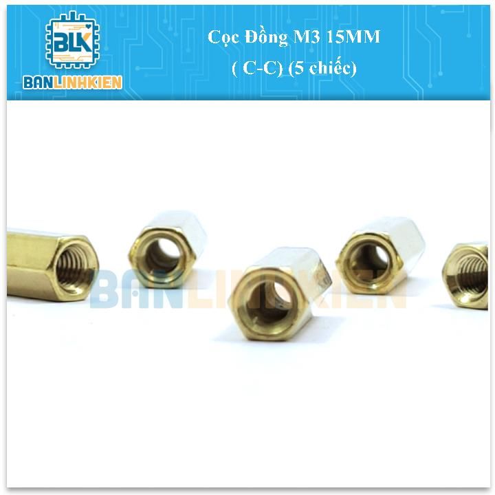 Cọc Đồng M3 15MM ( C-C) (5 chiếc)