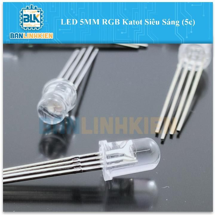 LED 5MM RGB Katot Siêu Sáng (5c)