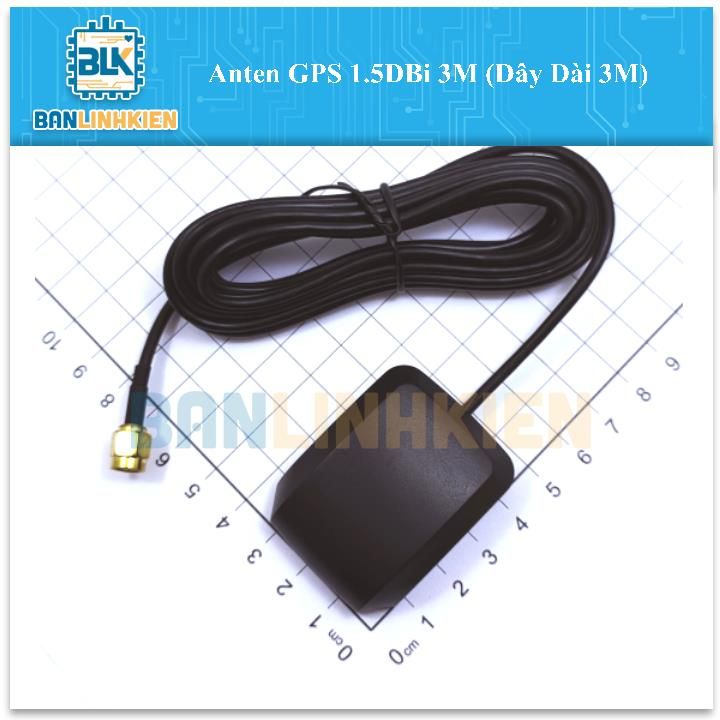 Anten GPS 1.5DBi 3M (Dây Dài 3M)