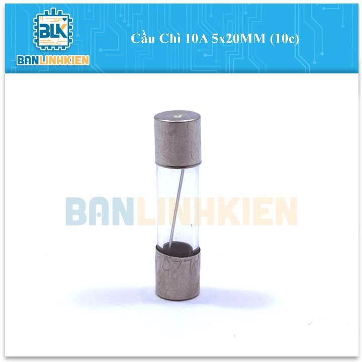 Cầu Chì 10A 5x20MM (10c)