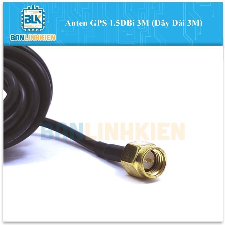 Anten GPS 1.5DBi 3M (Dây Dài 3M)