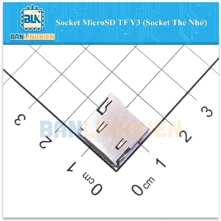 Socket MicroSD TF V3 (Socket Thẻ Nhớ)