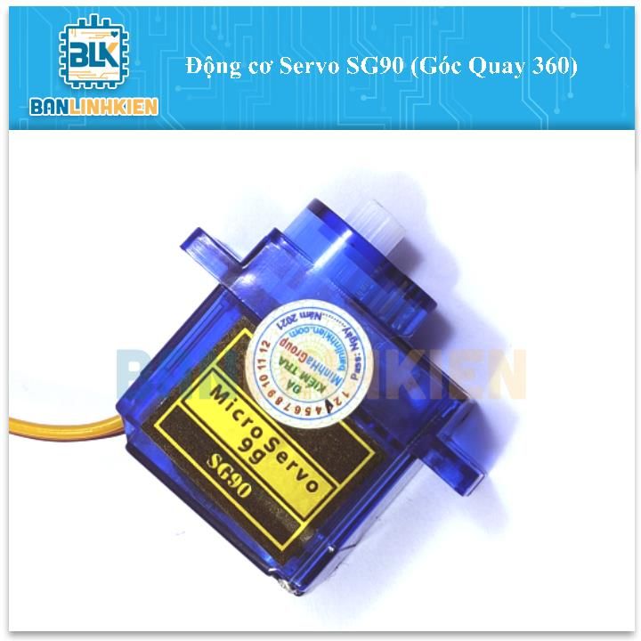 Động cơ Servo SG90 (Góc Quay 360)