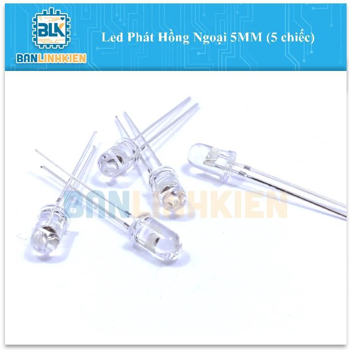 Led Phát Hồng Ngoại 5MM (5 chiếc)