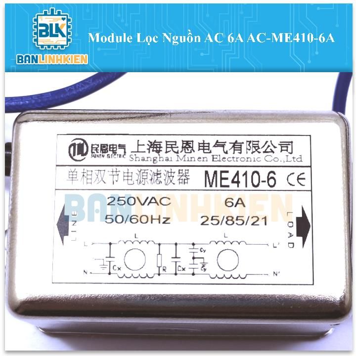 Module Lọc Nguồn AC 6A AC-ME410-6A