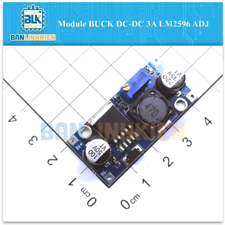 Module BUCK DC-DC 3A LM2596 ADJ