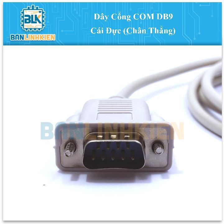 Dây Cổng COM DB9 Cái Đực (Chân Thẳng)