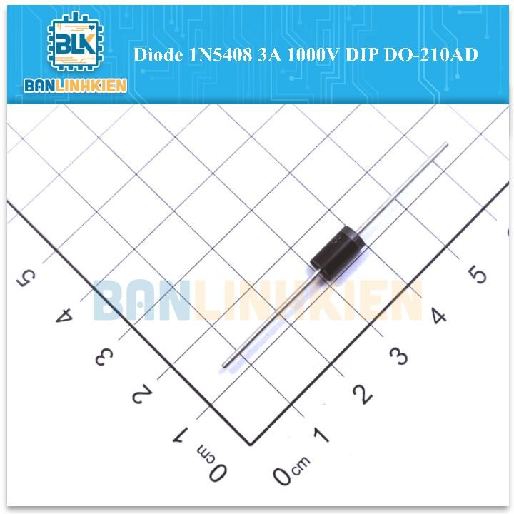 Diode 1N5408 3A 1000V DIP DO-210AD