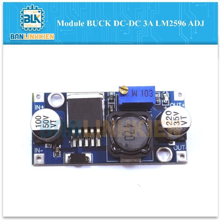 Module BUCK DC-DC 3A LM2596 ADJ