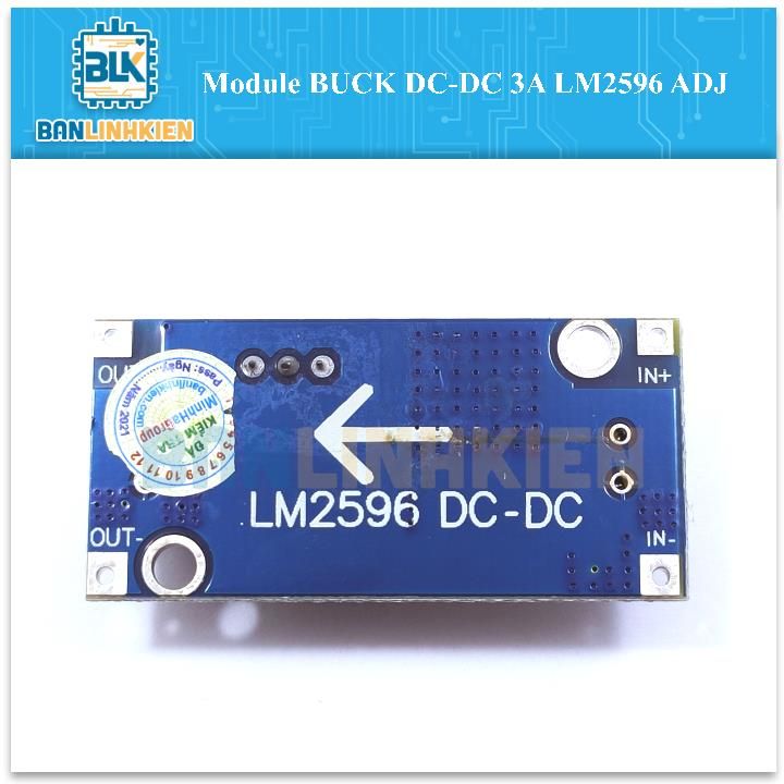 Module BUCK DC-DC 3A LM2596 ADJ