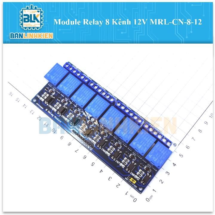 Module Relay 8 Kênh 12V MRL-CN-8-12