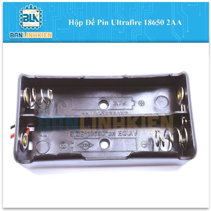 Hộp Đế Pin Ultrafire 18650 2AA