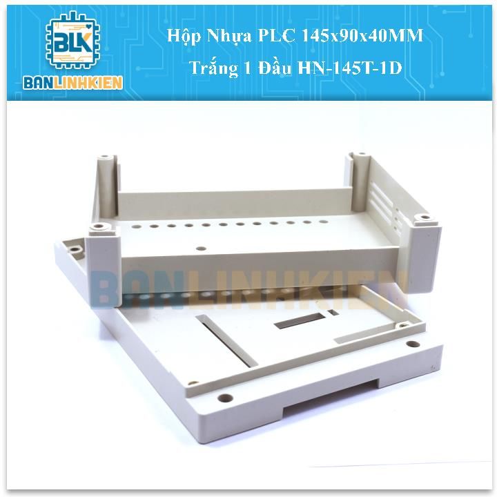 Hộp Nhựa PLC 145x90x40MM Trắng 2 Đầu HN-145T-2D