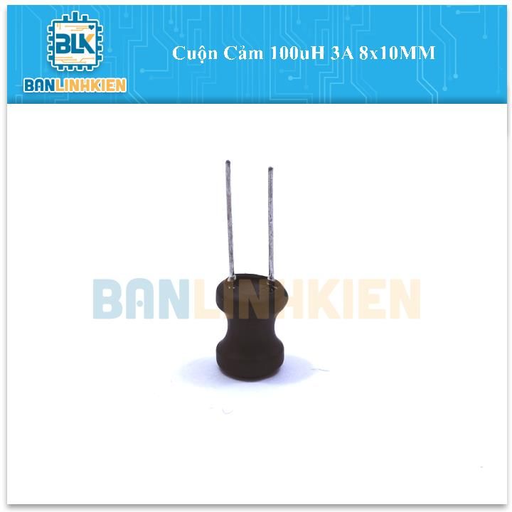 Cuộn Cảm 100uH 3A 8x10MM