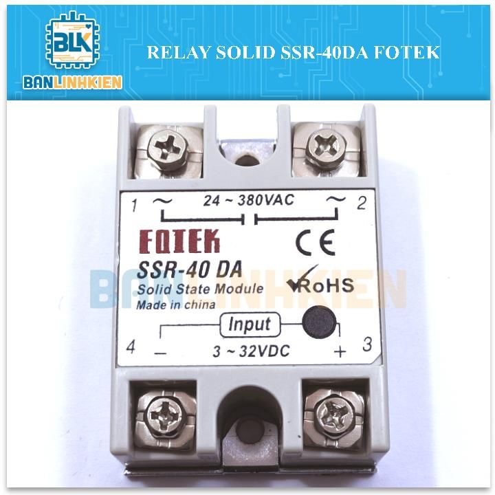 RELAY SOLID SSR-40DA FOTEK