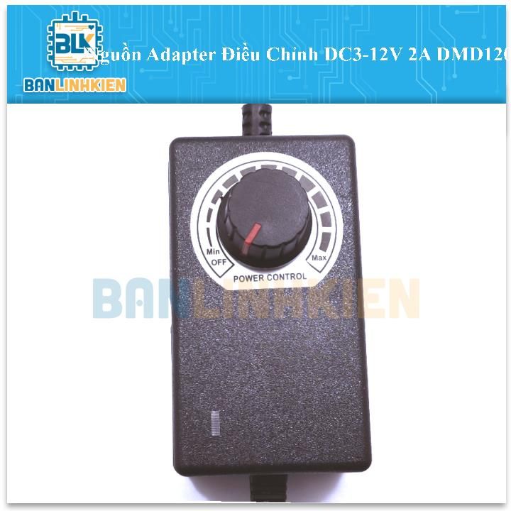 Nguồn Adapter Điều Chỉnh DC3-12V 2A DMD1202