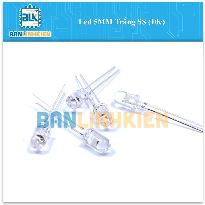 Led 5MM Trắng SS (10c)