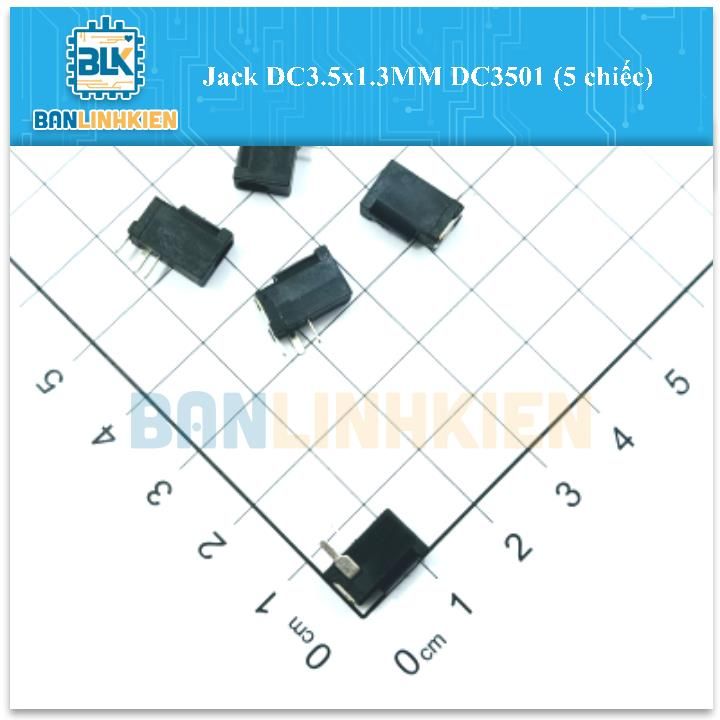 Jack DC3.5x1.3MM DC3501 (5 chiếc)