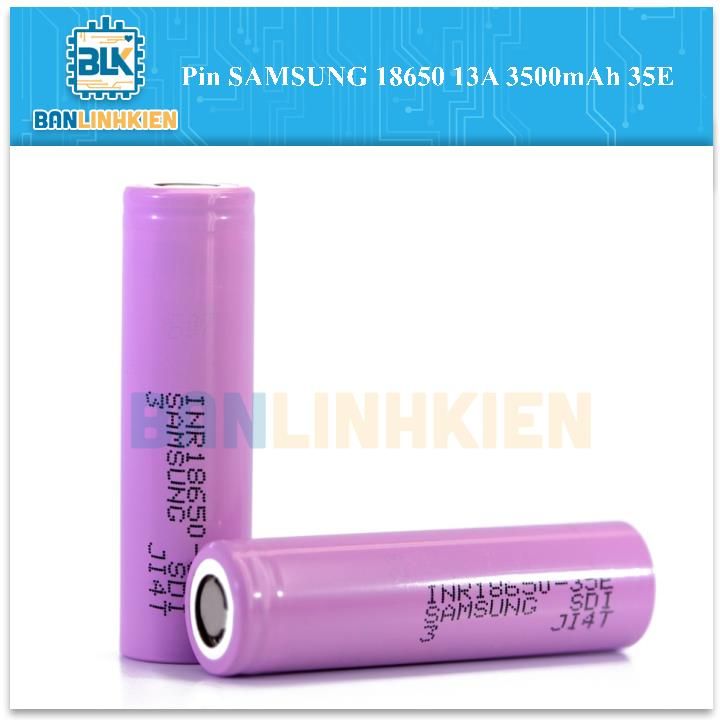 Pin SAMSUNG 18650 13A 3500mAh 35E