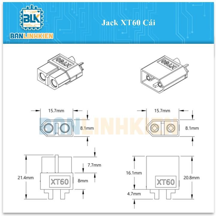 Jack XT60 Cái