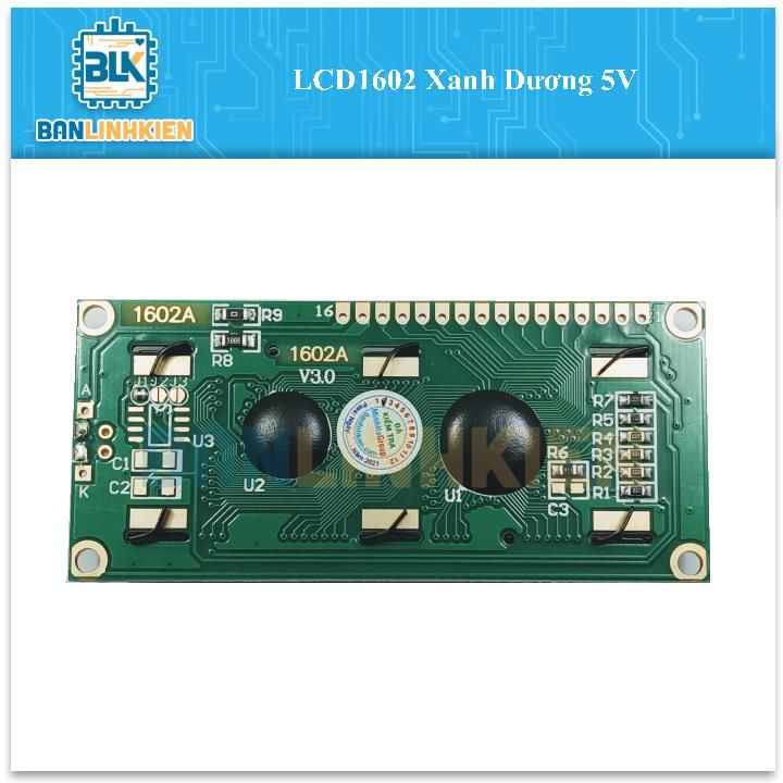 LCD1602 Xanh Dương 5V