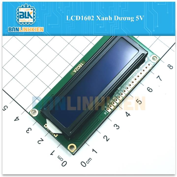 LCD1602 Xanh Dương 5V