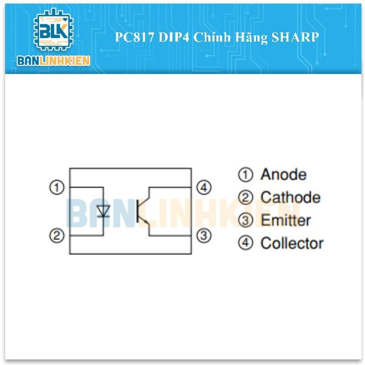 PC817 DIP4 Chính Hãng SHARP