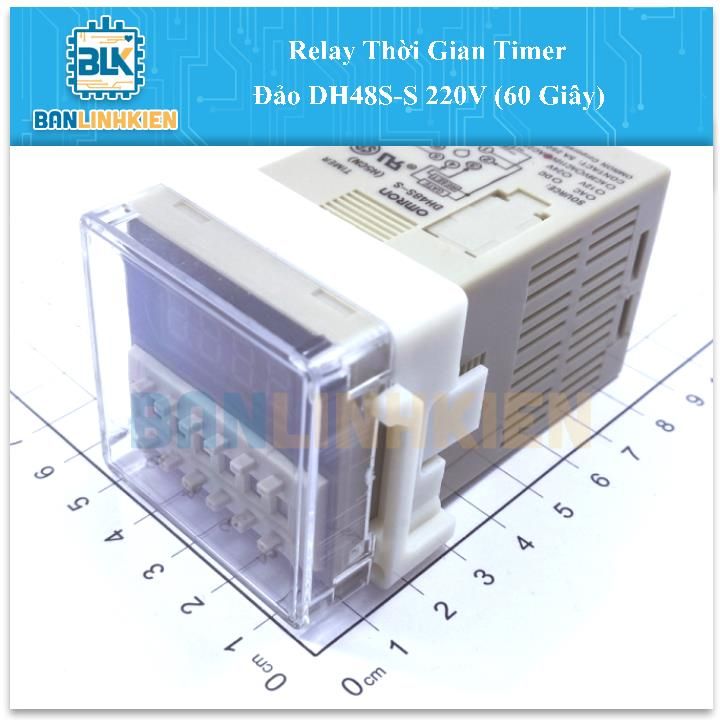 Relay Thời Gian Timer Đảo DH48S-S 220V (60 Giây)