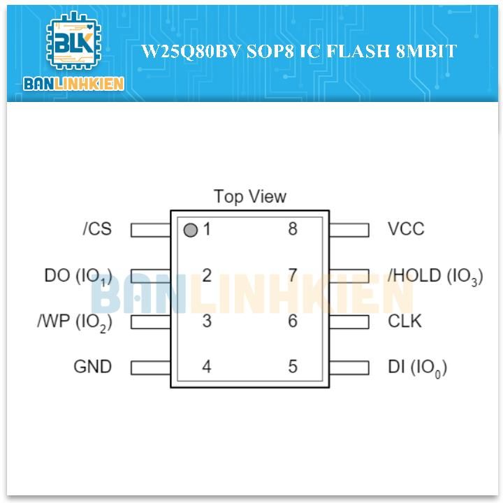 W25Q80BV SOP8 IC FLASH 8MBIT