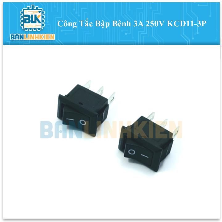 Công Tắc Bập Bênh 3A 250V KCD11-3P