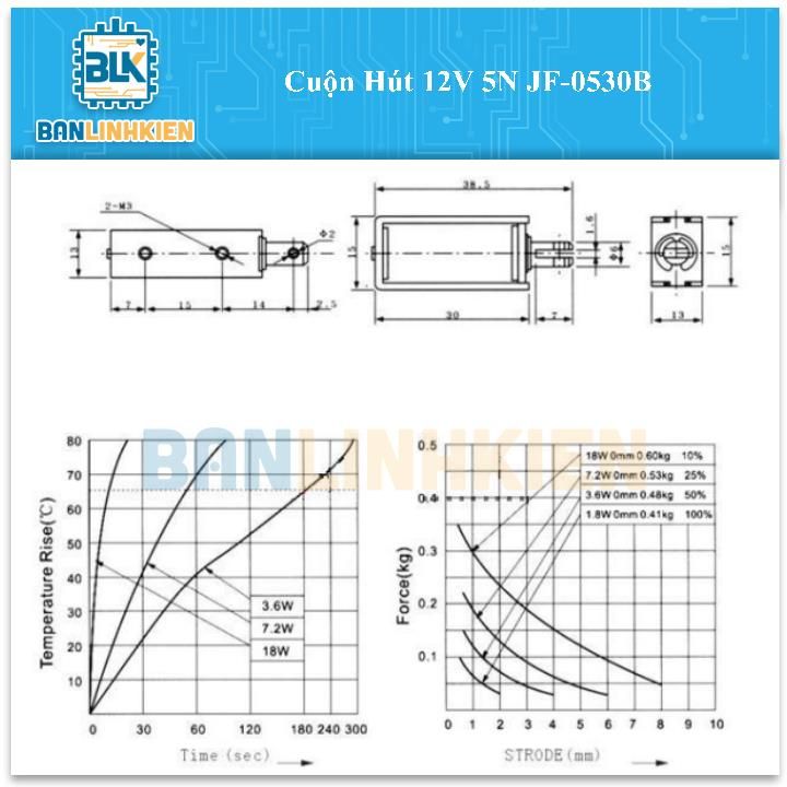 Cuộn Hút 12V 5N JF-0530B